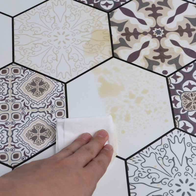 Rynx | Vinyl flooring Peel and Stick floral pattern wall and floor vinyl