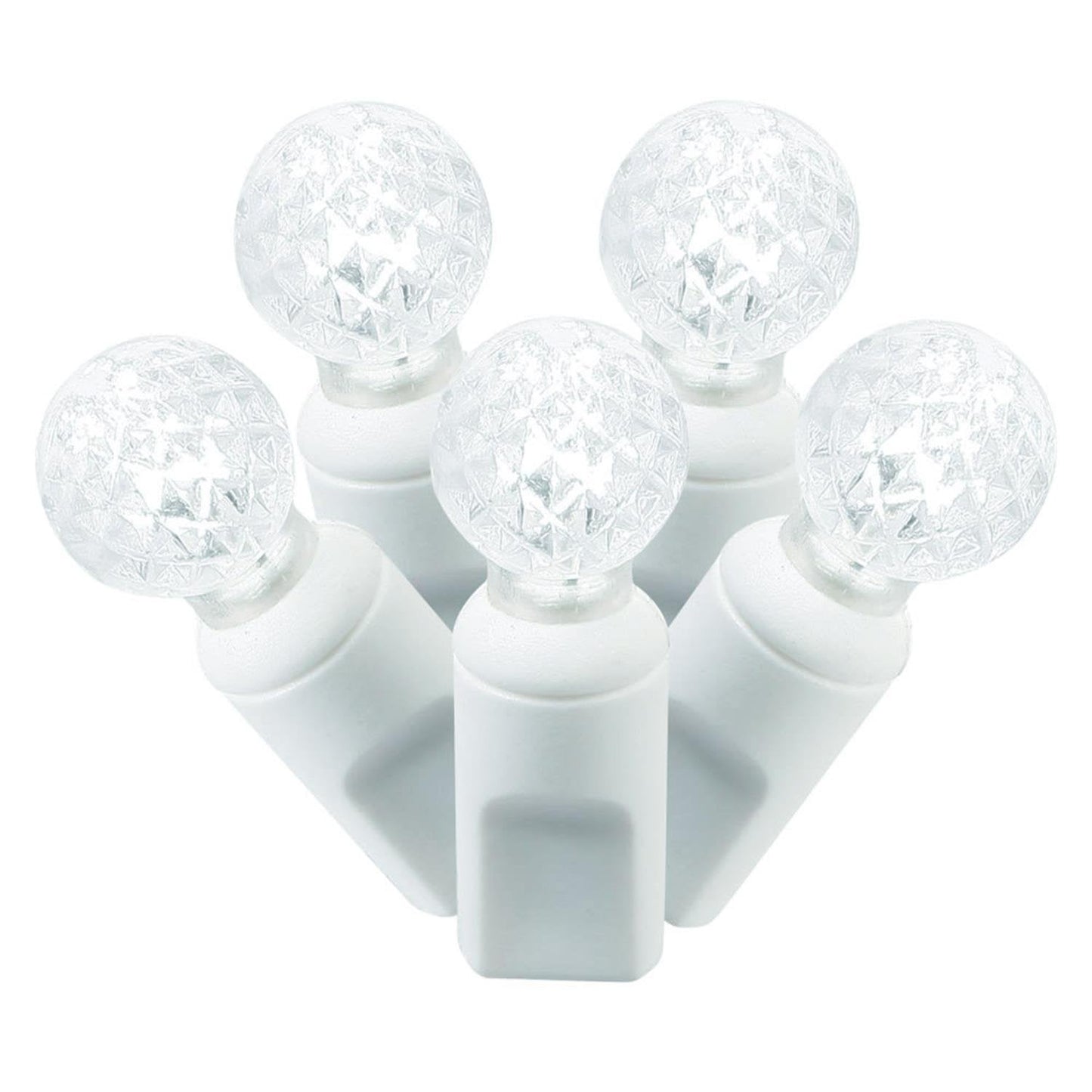 Rynx | Vickerman X6W9505 50Lt Led Set G12 Ec Set Light Chains With White Wire, 25', Cool White