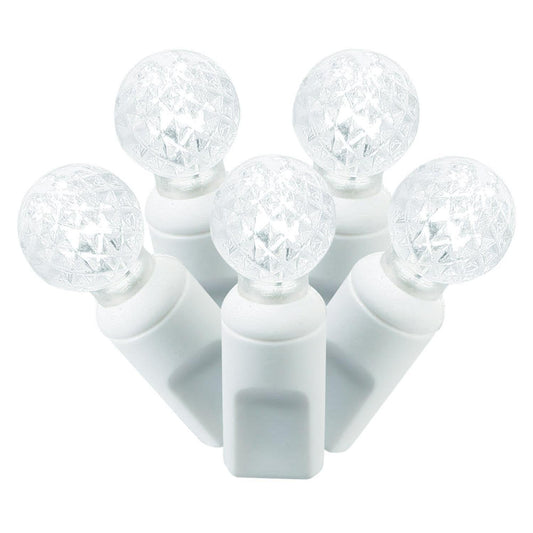 Rynx | Vickerman X6W9505 50Lt Led Set G12 Ec Set Light Chains With White Wire, 25', Cool White