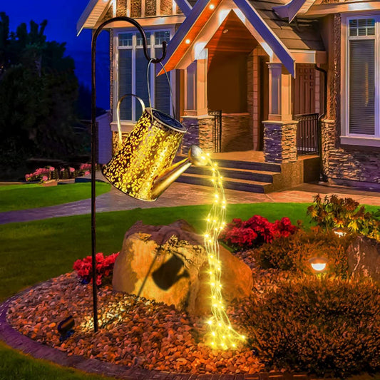 Rynx | Asdfg Solvannkanne Light - Waterproof Metal Fairy Lantern For Garden, Patio, Pathway