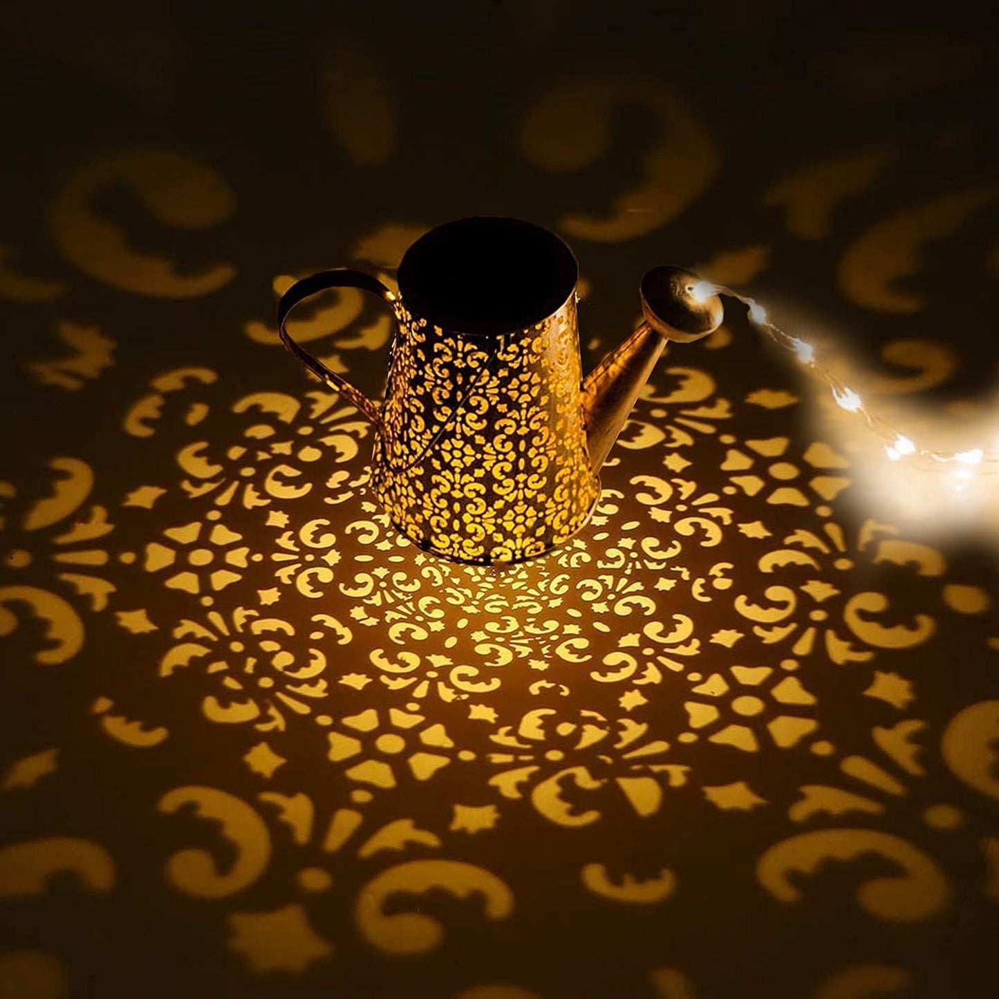 Rynx | Asdfg Solvannkanne Light - Waterproof Metal Fairy Lantern For Garden, Patio, Pathway