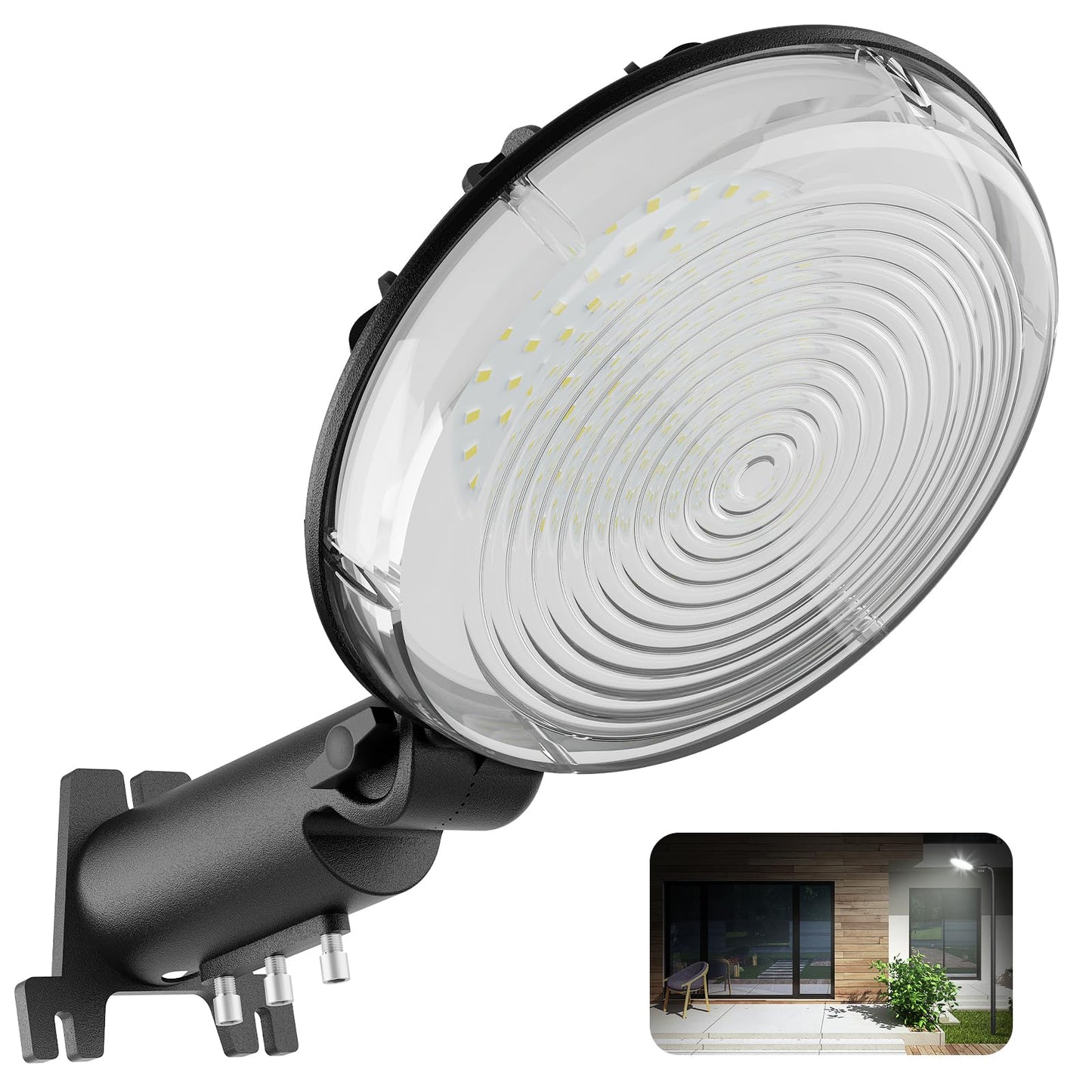 Rynx | LED Children's Light, 150W Twilight to Dawn LED Outdoor Light with 20000Lm 6500K Daylight, IP66 Waterproof Security Outdoor Street Light with 150° Adjustable Angle, Ultra-Bright & Easy to Install