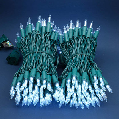 Rynx | Sweet Shine 200 Connectors Cold White Led Christmas Lights, 66 Ft Green Wire, Ul Certified