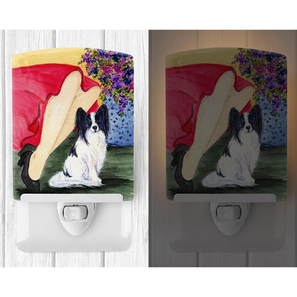 Rynx | Caroline's Treasures Ceramic Night Light - Lady With Bow Tie, Ul-Certified, 6X4X3, Multicolor