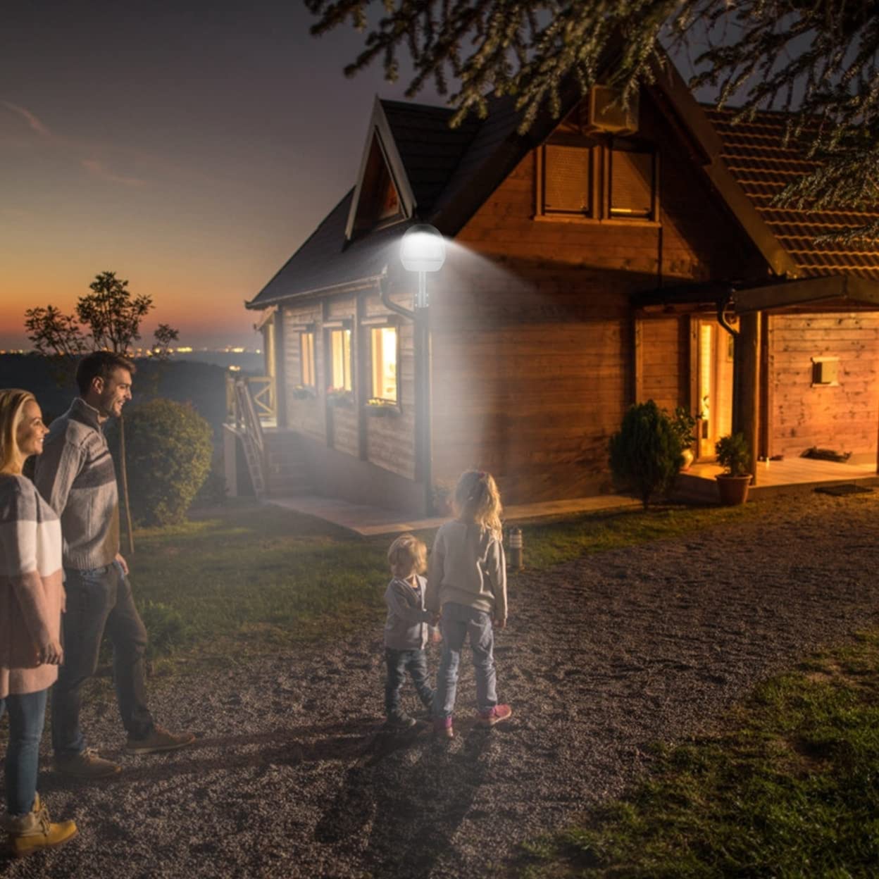 Rynx | Kocaso Wall Package Led Lights 144 Leds With Photo Cell Sensor - Ip65 Waterproof Outdoor Light