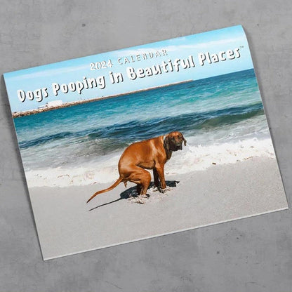 Rynx | 2024 Funniest Calendar-Dogs Pooping In Beautiful Places | "Artistic Expression" Furry Friends
