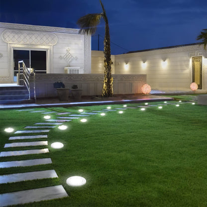 Rynx | Nfesolar 16 Led Solar Light - Waterproof Path Light for Pathway, Garden, Yard (White, 8 Pack)