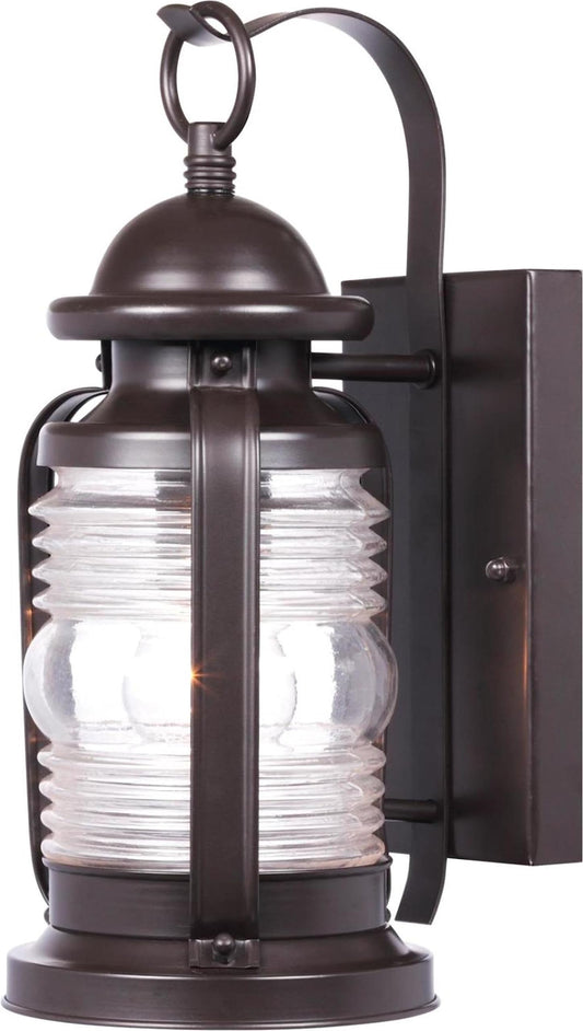 Rynx | Westinghouse 3424017 6230100 Weatherby One-Light Outdoor Wall Lamp, Weathered Bronze Color with Clear Glass, 1 Pack