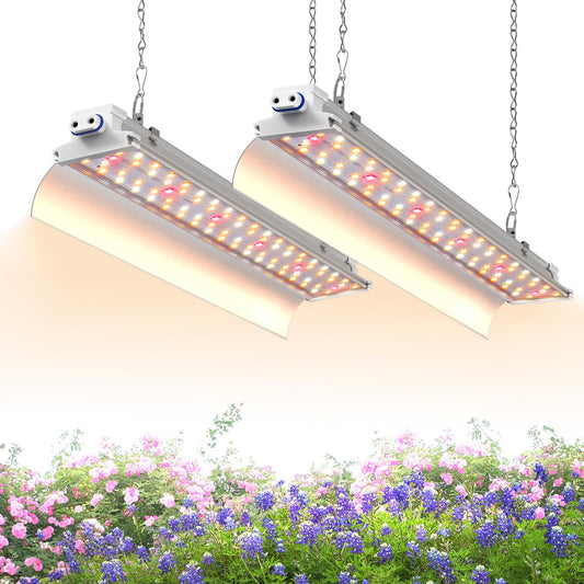 Rynx | Speeplant LED Grow Light 1.4Ft For Indoor Plants Full Spectrum, 660Nm Hanging Grow Light 3600K, LED Plant Grow Light For Indoor Plants, Grow Lamp With Reflector 36W(2×18W), 2 Pack