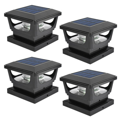 Rynx | Sumaote Solar Post Light Outdoor, Ip65 Waterproof, 4 Pack, For 4X4/3X3 Supports, White