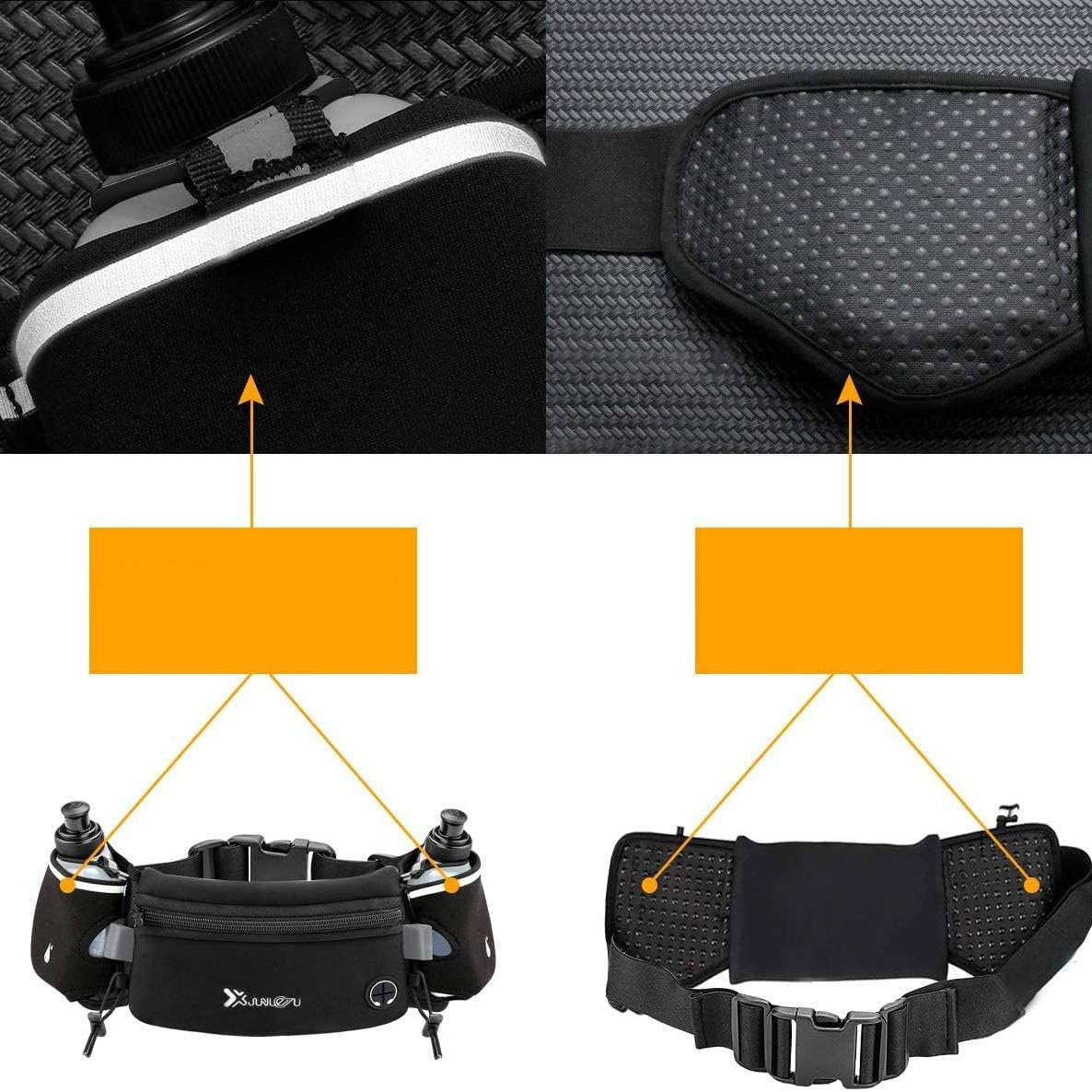 RYNX | Running Belt With Water Bottle – Comfort & Style