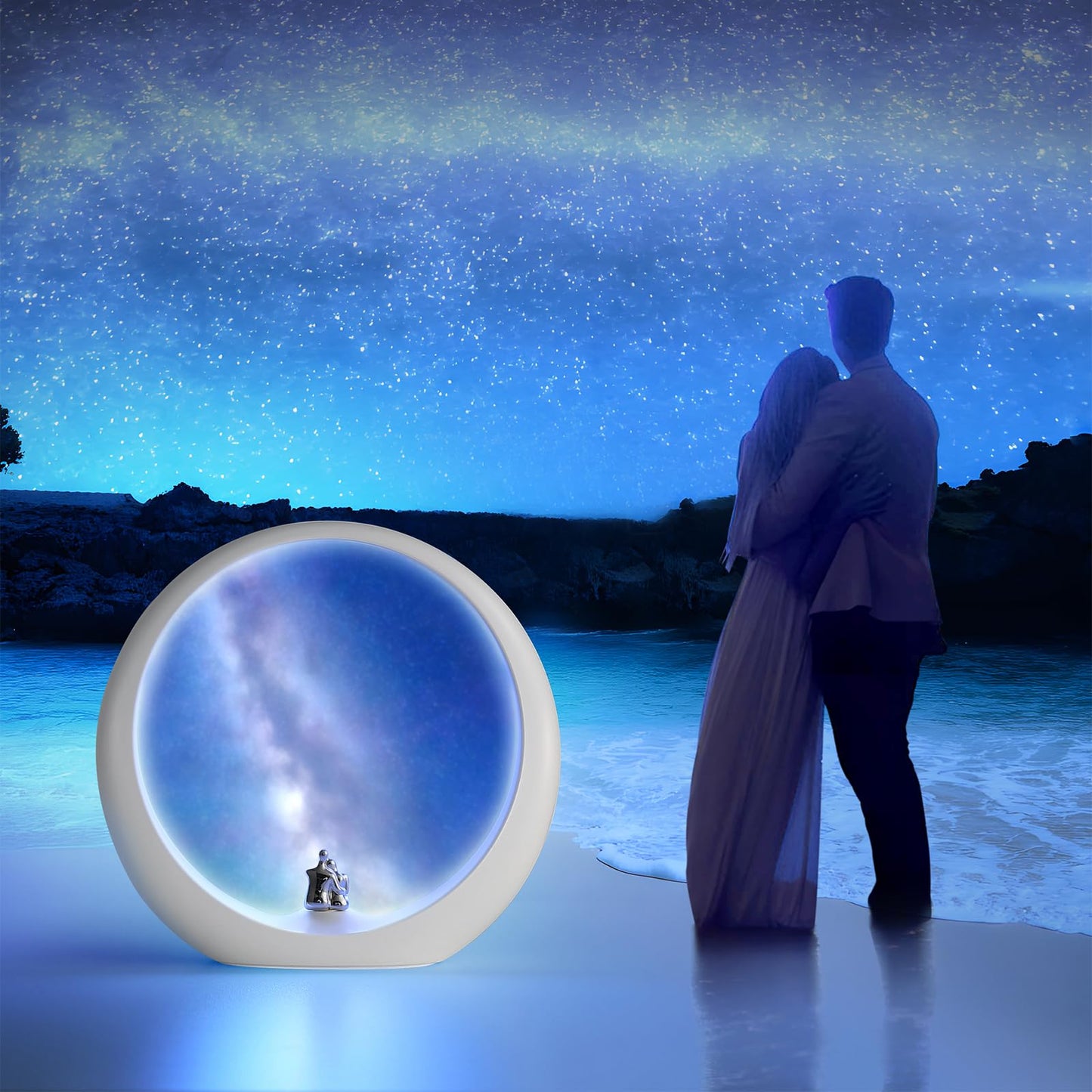 Rynx | Mamre Milky Way Lamp - Unique Night Light For Bedroom, Valentine's Day & Birthday Gift