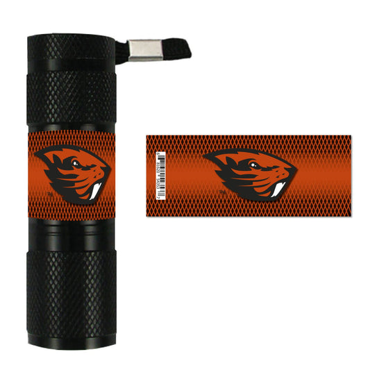 Rynx | Fanmats Oregon State University LED Camping Lamp, 3.5In X 1In, Black Aluminum
