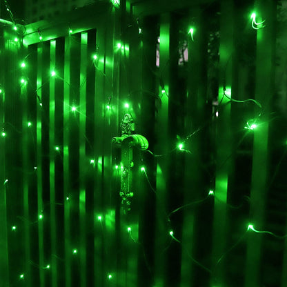 Rynx | Curyidy 200Led Solar Net Lights, Waterproof Christmas and Halloween Decor, Green 9.8Ft X 6.6Ft