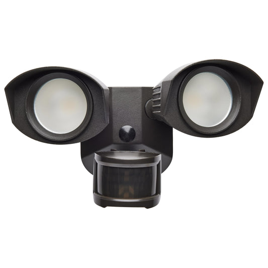 Rynx | Nuvo 65/219 Led Dual-Head Security Light, 4000K, Motion Sensor, Bronze