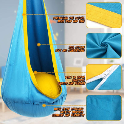 Rynx | Hangingjoy Kids Hanging Hammock - Play Paradise of Peace - Comfort and Creativity