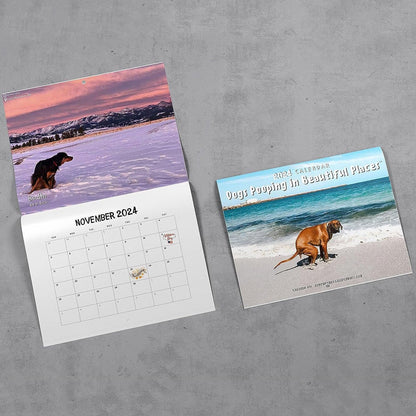 Rynx | 2024 Funniest Calendar-Dogs Pooping In Beautiful Places | "Artistic Expression" Furry Friends