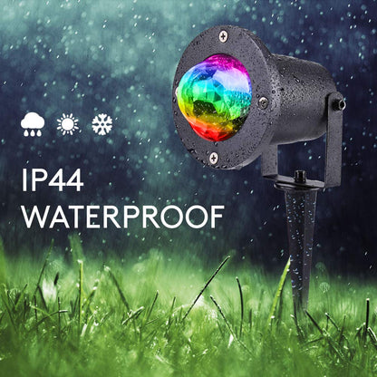 Rynx | Koot Outdoor Water Wave Spotlight - 10 Color LED Waterproof Garden & Party Lighting