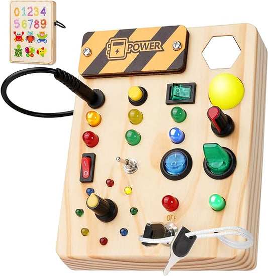 Rynx | Montessori Toddler Dot Board - Creative Exploration With Light