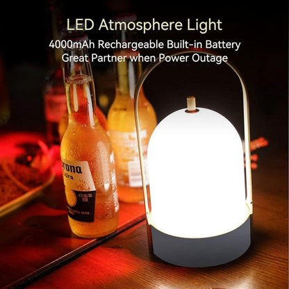 Rynx | Tubicen Waterproof Battery-Powered Lantern - 4000Mah Touch-Dimmable Led Table Lamp, Brass