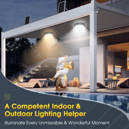 Rynx | Sunbonar Sun Ceiling Lamp with Remote Control - 1000 Lumen Indoor/Outdoor Cool/Warm White Light