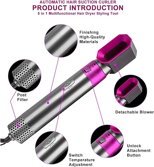 RYNX | Curlpro | 5-In-1 Hair Styling Tool