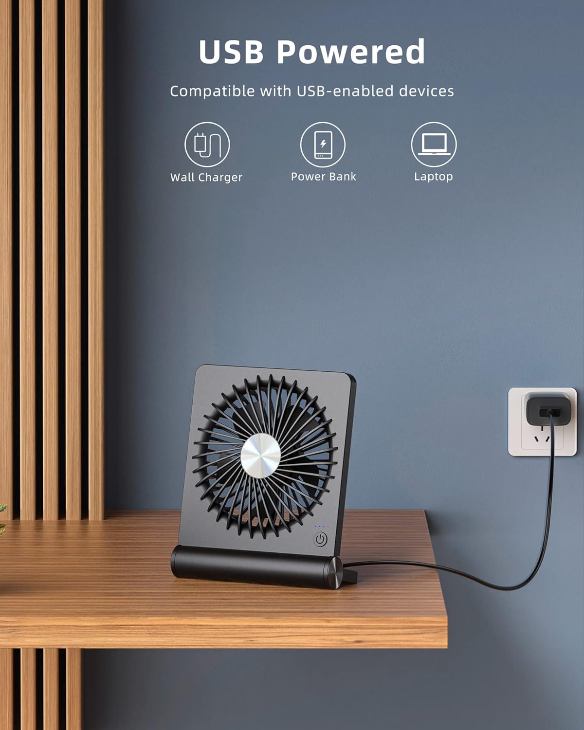 RYNX | Ultrastille Table Fan – Quiet Cooling for Small Spaces