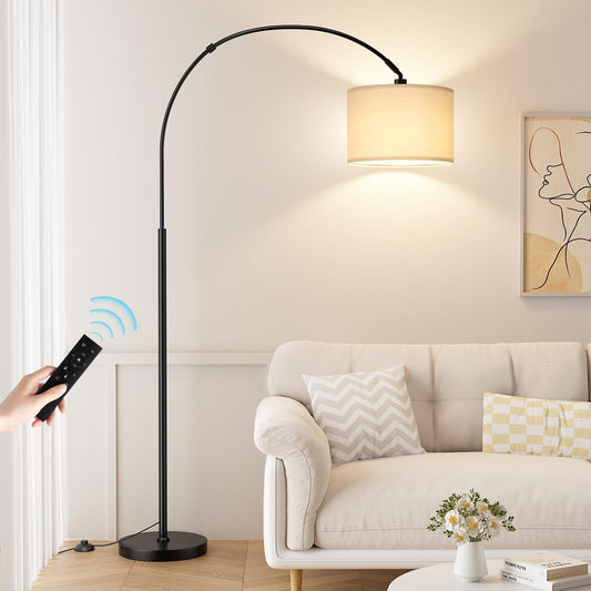 Rynx | Junnai Table Lamps Set of 2, Bedside Lamp Silver Tall Table Lamps for Living Room End Table, 22'' to 30'' Adjustable Height Lamp