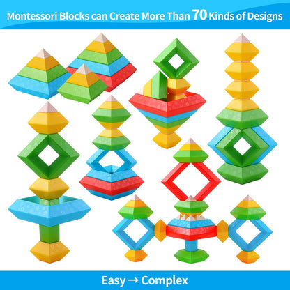 Rynx | Learning Pyramid Stacking Blocks – Creative, Safe & Decorative