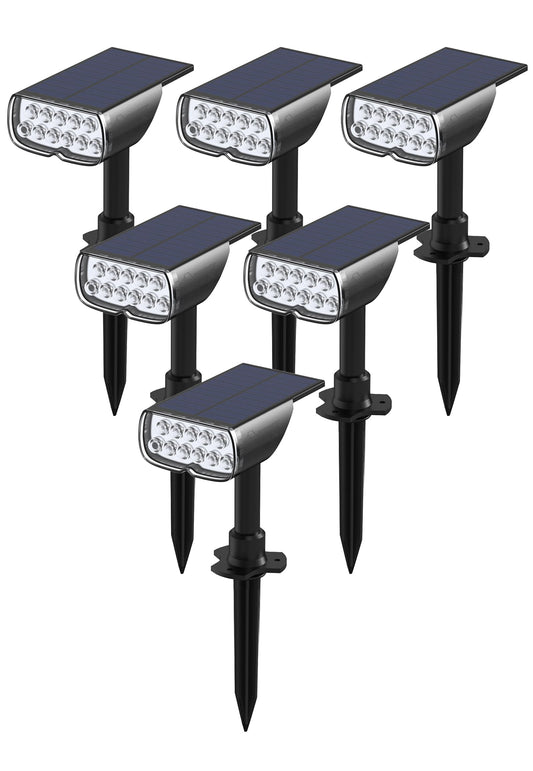 Rynx | Aidroit Solar Spotlight Outdoor Landscape Spotlights Ip65 Waterproof Solar Outdoor Lighting For Garden