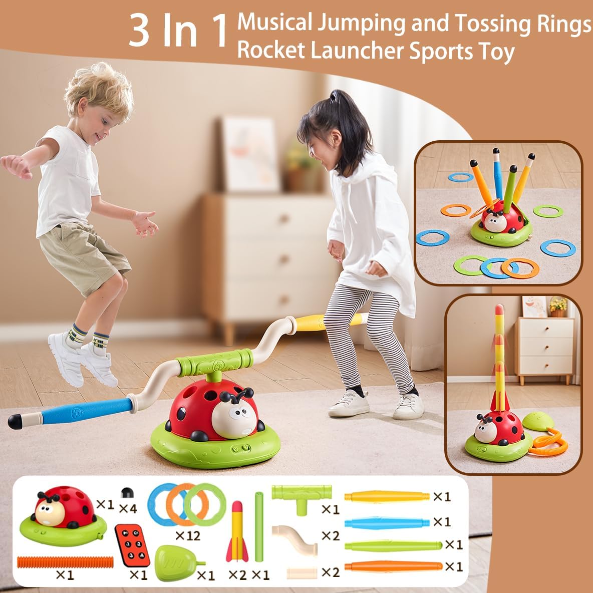 Rynx | 3-In-1 Ring Cast - Rocket Game Adventure - Unique Entertainment