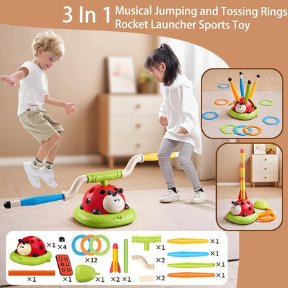 Rynx | 3-In-1 Ring Cast - Rocket Game Adventure - Unique Entertainment
