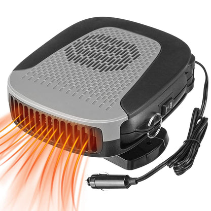 RYNX | Car Heater That Plugs Into The Cigarette Lighter, 2 In 1, Fast Heating, Defrosting, Dehumidifying, Portable, Adjustable, 360 Degrees Standard title