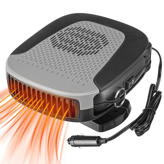 RYNX | Car Heater That Plugs Into The Cigarette Lighter, 2 In 1, Fast Heating, Defrosting, Dehumidifying, Portable, Adjustable, 360 Degrees Standard title