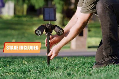 Rynx | Bell+Howell Solar lamp with motion sensor, 14 LED, waterproof for outdoor use