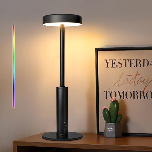 Rynx | Arc Floor Lamp For Living Room With 3 Color Temperatures, Rattan Boho Floor Lamp With Remote Control, Black Dimmable Standing Lamp