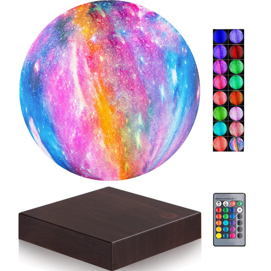 Rynx | Vgazer Magnetic Levitation Moon Lamp Globe Night Light Floating 3D Moon LED Colorful Light For Home Decoration Table Lamp