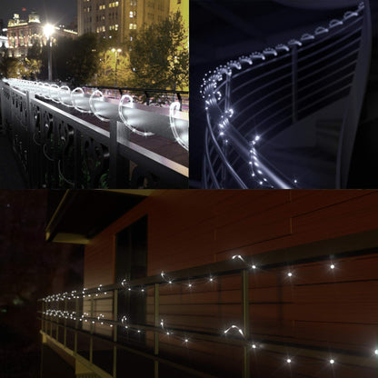 Rynx | Kerkoor 40Ft Sun Sail Light, 100 Led Waterproof Light Strands With 8 Modes For Outdoor Decoration