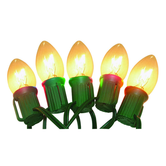 Rynx | Celebrations 25 C7 Clear Light Bulb String Lights For Indoor/Outdoor Use - One Size
