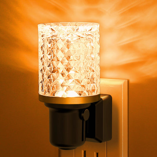 Rynx | Jandcase LED Night Light Amber, Dimmable Night Light Wall Plugs, Modern Night Light with Automatic On Off Light Sensor, Amber Nig