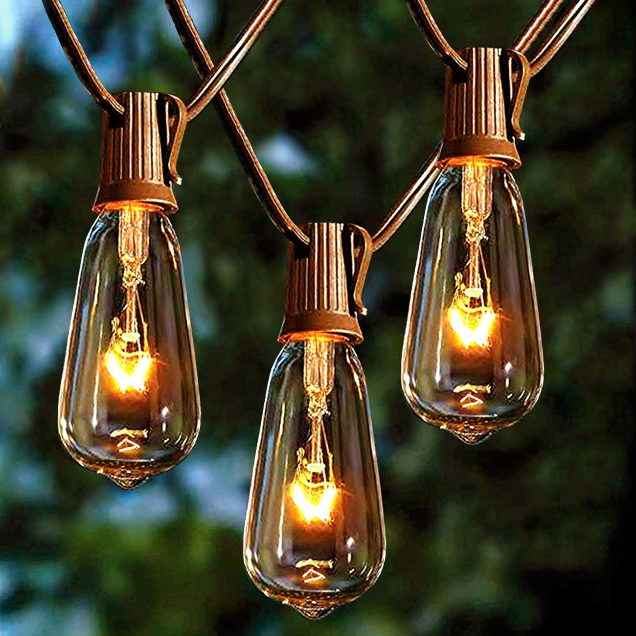 Rynx | Afirst 20Ft Outdoor Light String - 22 Waterproof Edison Bulbs For Patio & Party