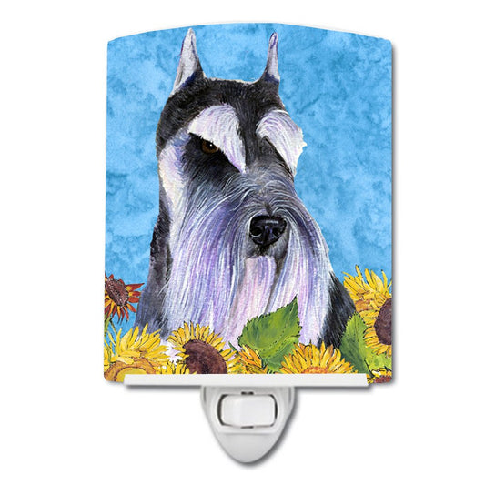 Rynx | Caroline'S Treasures Schnauzer Ceramics Night Light, UL certified, 6X4X3, Multicolor