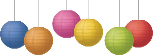 Rynx | Teacher Created Resources Colorful 8" Hanging Paper Lanterns