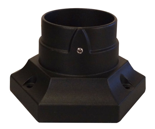 Rynx | Special Small Aluminium Stub Post Base - Spb-170-Blk