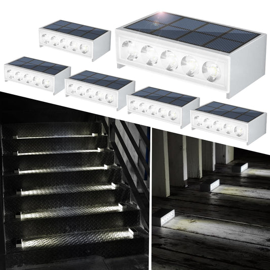 Rynx | T-Sun step light outdoor, 6-pack step lights, 6000K step lights waterproof LED outdoor step lights for terrace C