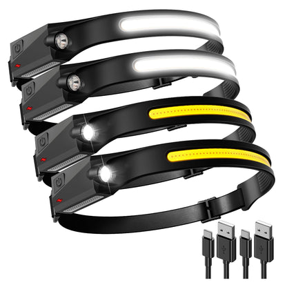 Rynx | Fulighture Led Headlamp, Rechargeable, 5 Brightness Modes, Lightweight, Water Resistant