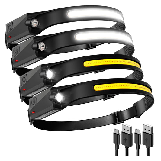Rynx | Fulighture Led Headlamp, Rechargeable, 5 Brightness Modes, Lightweight, Water Resistant
