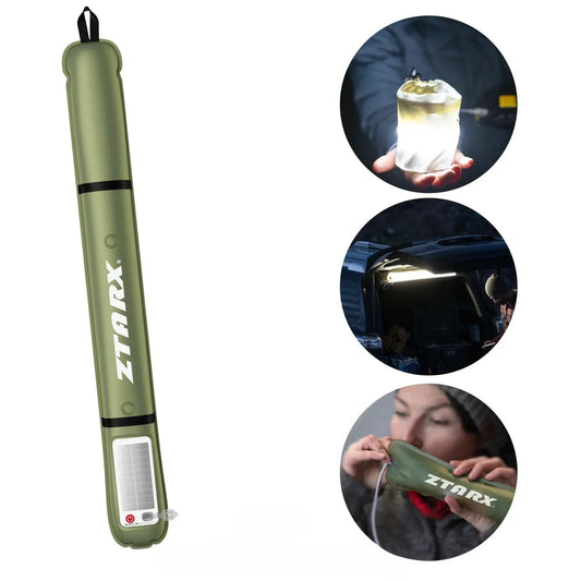 Rynx | Inflatable Solar LED Tube Light - LumiGlow Pro