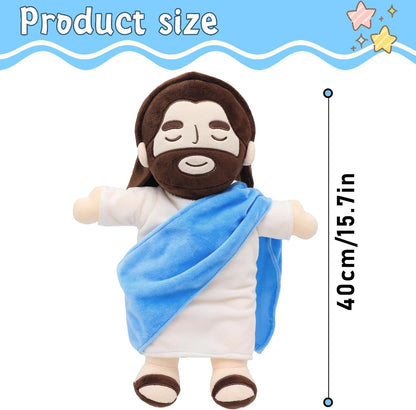 Rynx | Soothing Jesus Plush Toy with Calming Breathing & Sounds