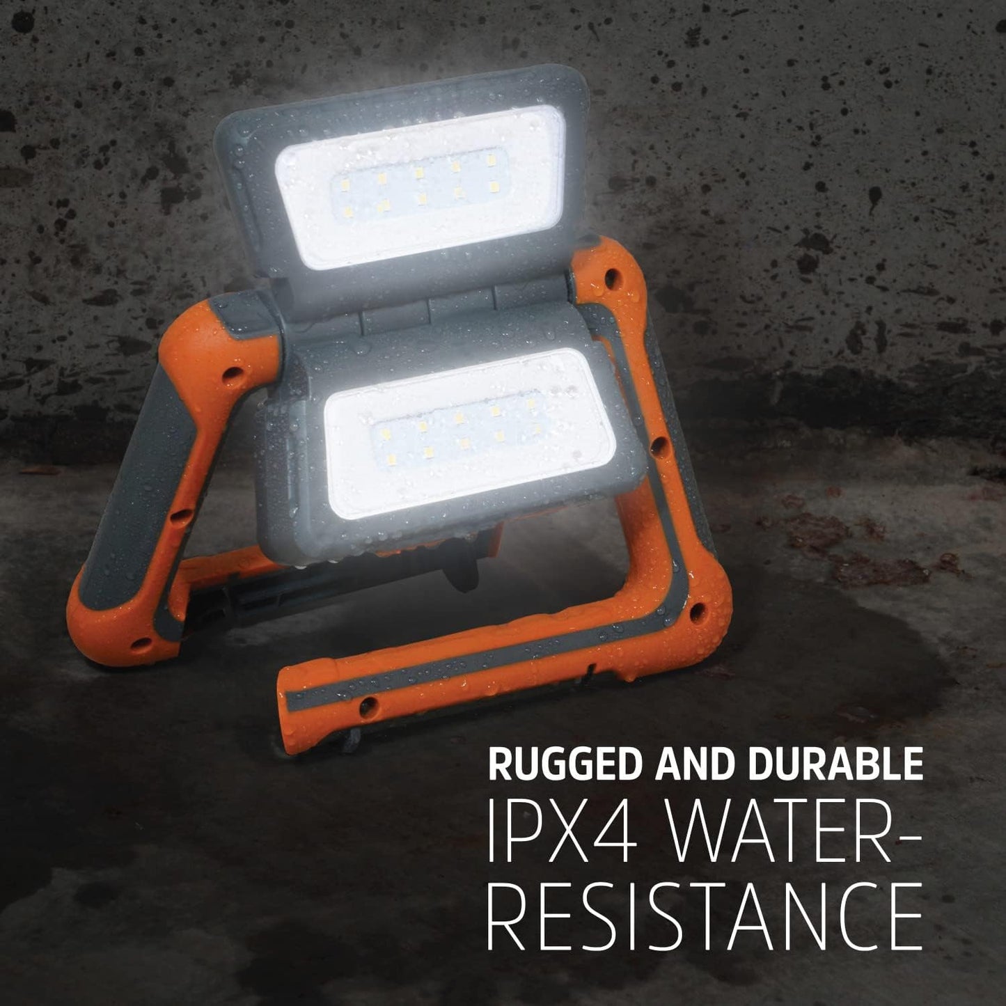 Rynx | Energizer Rechargeable Led Lantern, Waterproof, Multi-Panel Work Light, Compact Design